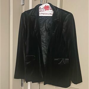 Black Velvet Blazer